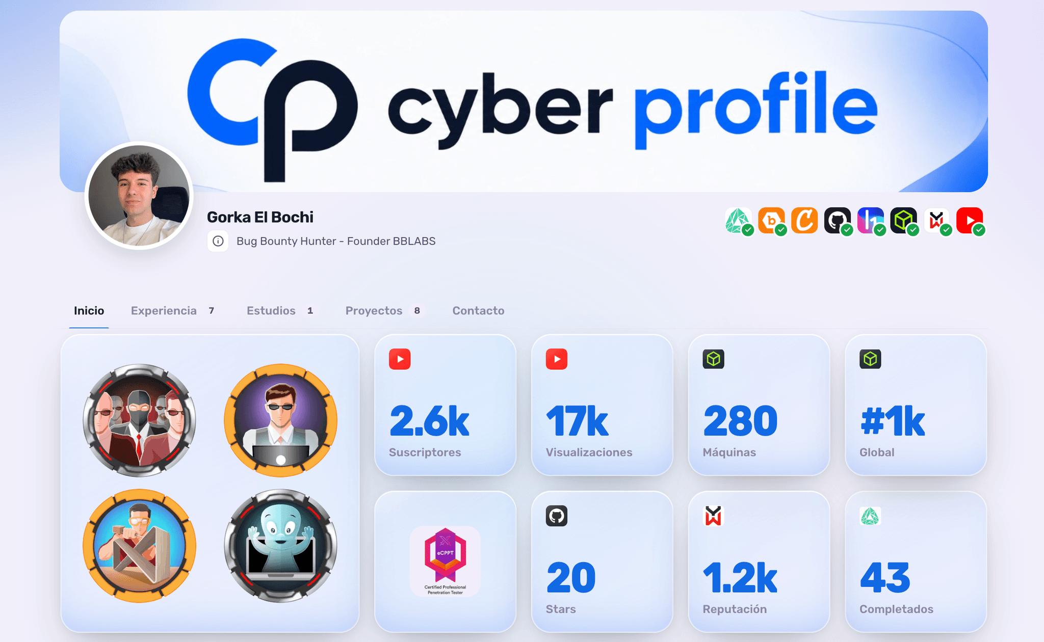 Perfil de ciberseguridad generado por CyberProfile